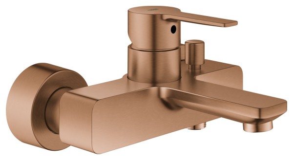 GROHE Einhand-Wannenbatterie Lineare 33849_1, Wandmontage warm sunset gebürstet, 33849DL1