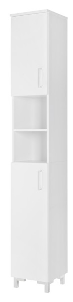 Fackelmann ATLANTA Hochschrank 30x200x32,5 weiß 2Türen, 82773