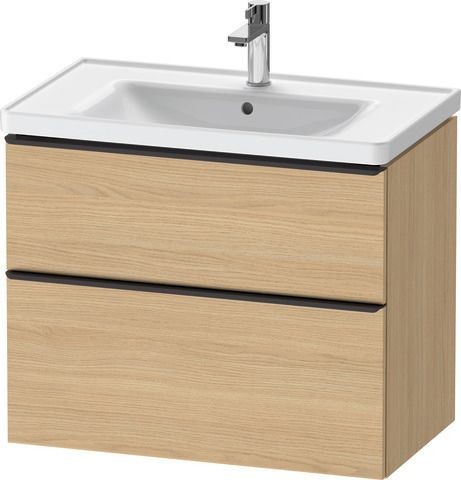 Duravit D-Neo Waschtischunterbau wandhängend Natur Eiche Matt 784x452x625 mm - DE43550BD300000