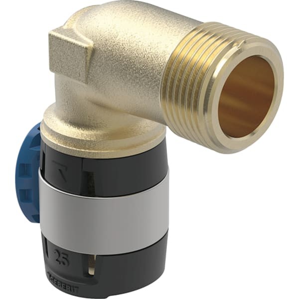 Geberit FlowFit Übergangsbogen 90Gr mit AG
