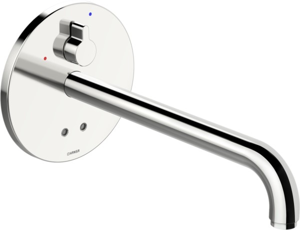 Hansa Waschtischarmatur Unterputz HANSAELECTRA 8181 Ros. rund 3V, BT Ausl. 310 mm chr
