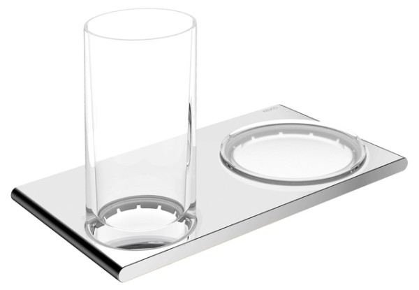 Keuco Doppelhalter Edition 400 11556, Glas/
