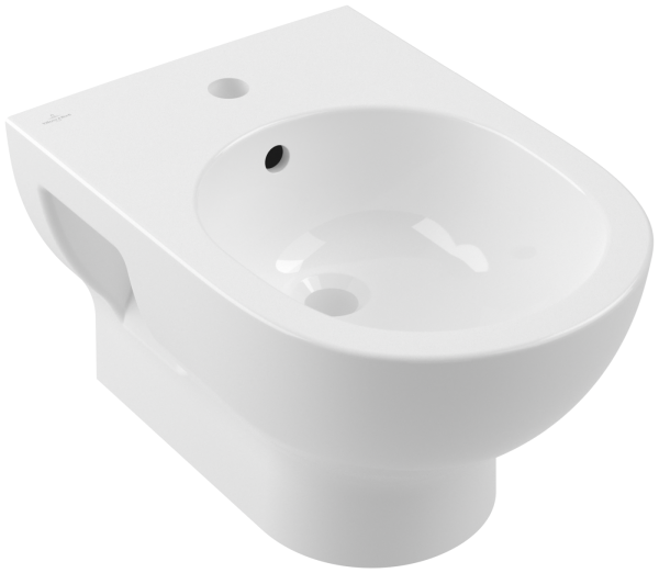 Villeroy & Boch Wandhängende Bidets O.novo 546600 360 x520mm Rund Weiß Alpin, 54660001