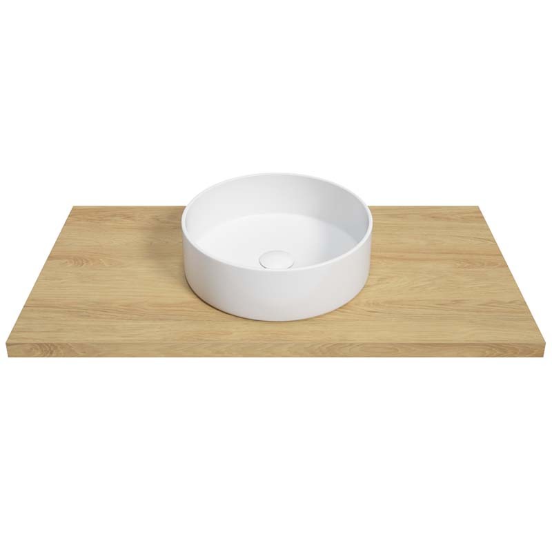 Neuesbad Keramik Aufsatzwaschtisch NOEL 36 cm, weiss glänzend NB1DF50281