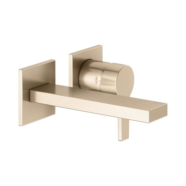 Keuco EHM Waschtischarmatur Edition 11 51116, Wandmontage, Ausl.187 mm,Bronze geb., 51116030201