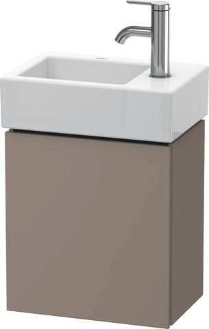 Duravit L-Cube Waschtischunterbau wandhängend Basalt Matt 364x241x400 mm - LC6293R4343