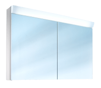 Schneider Spiegelschrank Schneider Spiegelschrank Wangaline 120/2/FL, 1x54W 1200x780x150 alueloxiert, 150.120.02.50