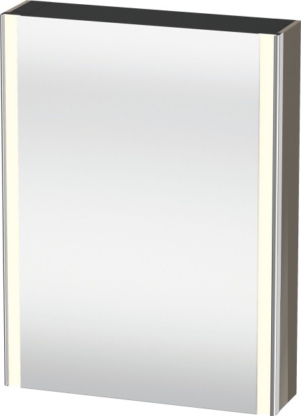 Duravit XSquare Spiegelschrank Flanell Grau 600x155x800 mm - XS7111R89890000