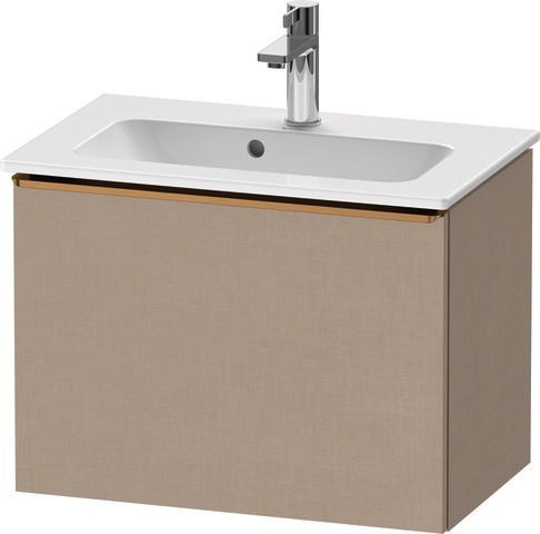 Duravit D-Neo Waschtischunterbau wandhängend Leinen Matt 610x372x440 mm - DE4268004750000