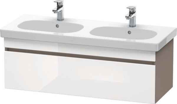 Duravit DuraStyle Waschtischunterbau wandhängend Weiß & Basalt Hochglanz & Matt 1150x453x398 mm - DS
