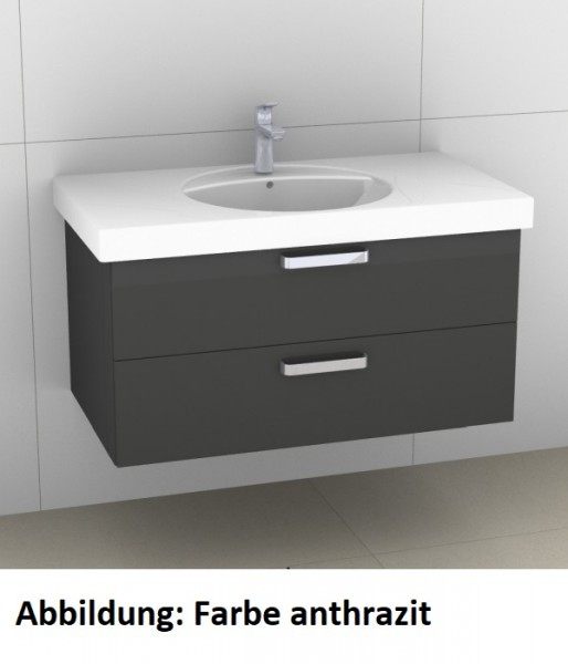 Artiqua 413 Waschtischunterschrank für Preciosa 124200, 124220 Eiche Ribbeck quer NB, 413-WU2L-K43-7