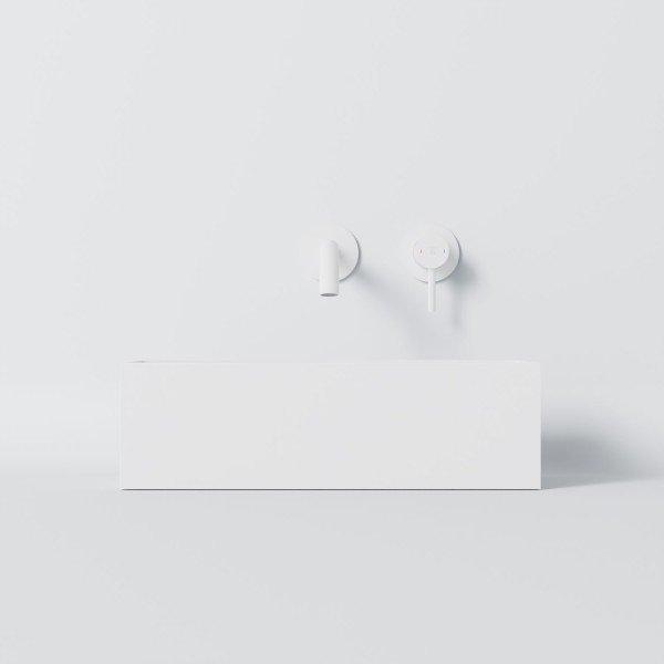 Steinberg Serie 440 Aufsatzwaschtisch, eckig, ohne Überlauf und Ablaufgarnitur, 500mm x 250mm x 150m