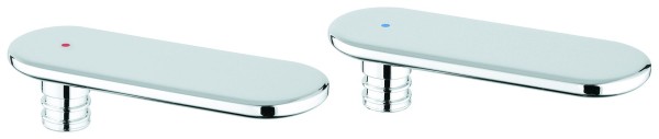 GROHE Griffpaar Veris 48305 Markierung blau/rot chrom, 48305000