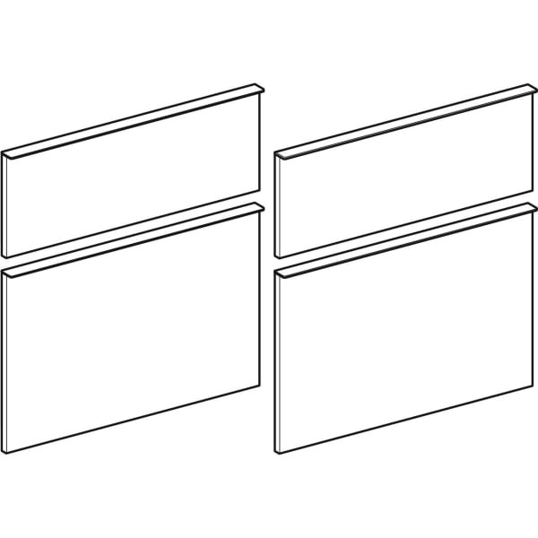 Geberit Schubladenfront Lava matt, zu iCon 841421, 598763000