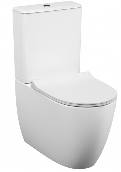 Vitra Sento T-WC-Kombination VitrAflush 2.0, Back-to-wall, Weiß, 5987B003-0585