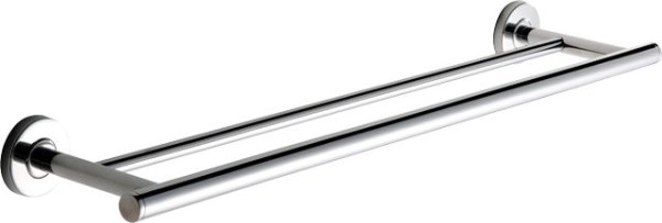 KWC Aquarotter Doppelhandtuchstange, MEDIUS, Edelstahl, 600x54x125 mm, AP, hgl, 2000106245