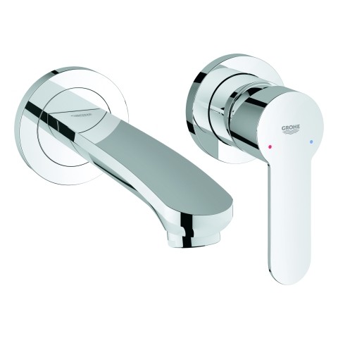 Grohe 2-Loch-WT-Batt. Eurostyle C 19571 Stichmaß 110 mm Ausladung 171 mm chrom, 19571002