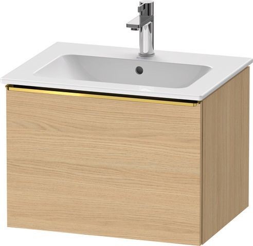 Duravit D-Neo Waschtischunterbau wandhängend Natur Eiche Matt 610x462x440 mm - DE4261034300000