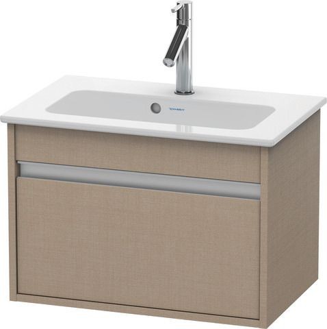 Duravit Ketho Waschtischunterbau wandhängend Leinen Matt 600x385x410 mm - KT642207575