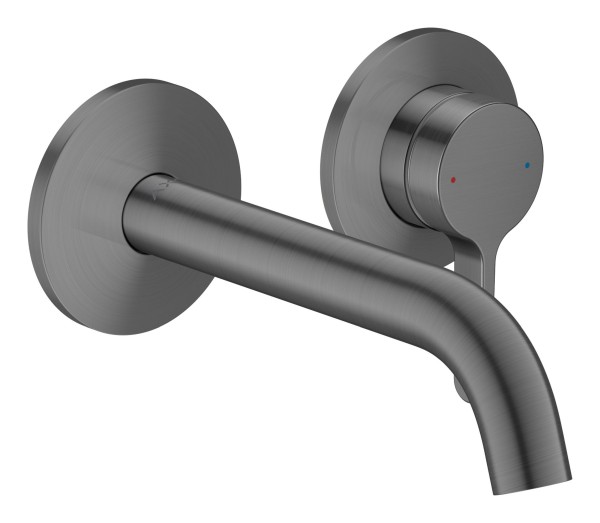 Hansgrohe Einhebel-Waschtischmischer AXOR One Unterputz Wandm. 160mm Hebelgriff brushed black chro