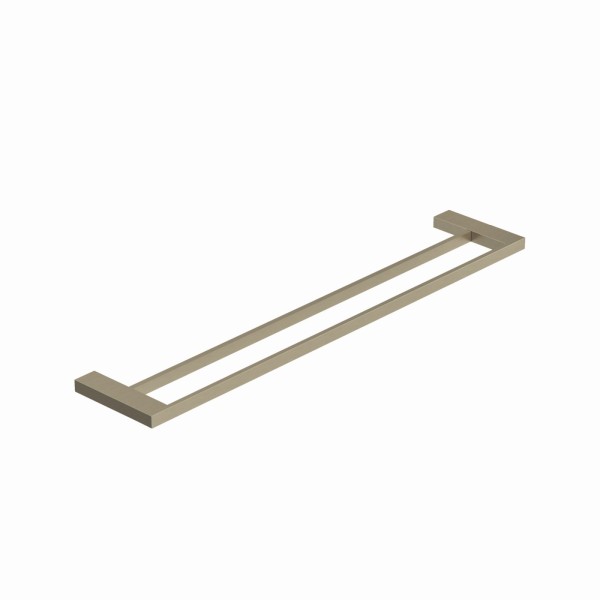 Kludi VELA C Doppel-Badetuchhalter Länge = 600MM Stainless Brushed Nickel, 31988N5