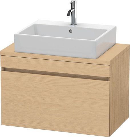 Duravit DuraStyle Konsolenwaschtischunterbau wandhängend Natur Eiche Matt 800x478x512 mm - DS5302030
