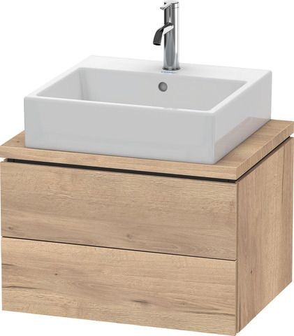 Duravit L-Cube Konsolen-Waschtischunterbau wandhängend compact 620x477x400 Front: Ei