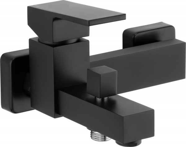 Neuesbad Serie 500 Wannenarmatur Aufputz, schwarz matt