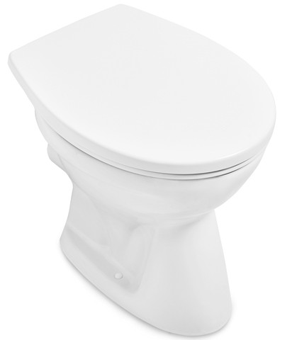 Villeroy & Boch Tiefspül-WC spülrandlos Newo 360x480x400mm ov bodenst. Abg. waagr. DF we Alpin