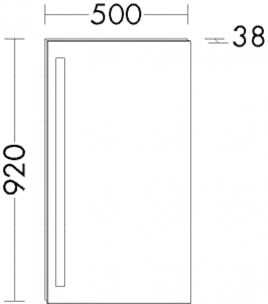 Burgbad Leuchtspiegel Crono HGL 920x500x38 Crono HGL, SIAE050R1020