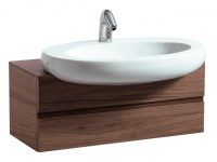 Laufen Waschtischunterbau Laufen Waschtischunterbau Il Bagno Alessi One 800x350x332, Noce Canaletto, 42405.3, 4240530976301