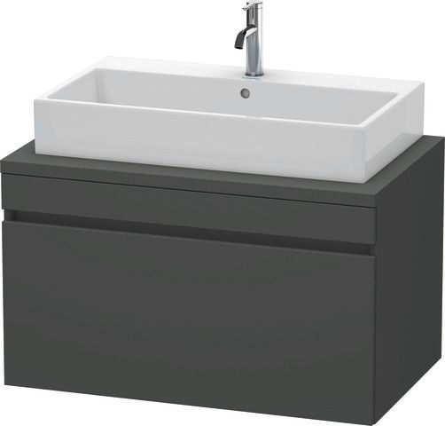 Duravit DuraStyle Konsolenwaschtischunterbau wandhängend Graphit Matt 900x548x512 mm - DS531304949