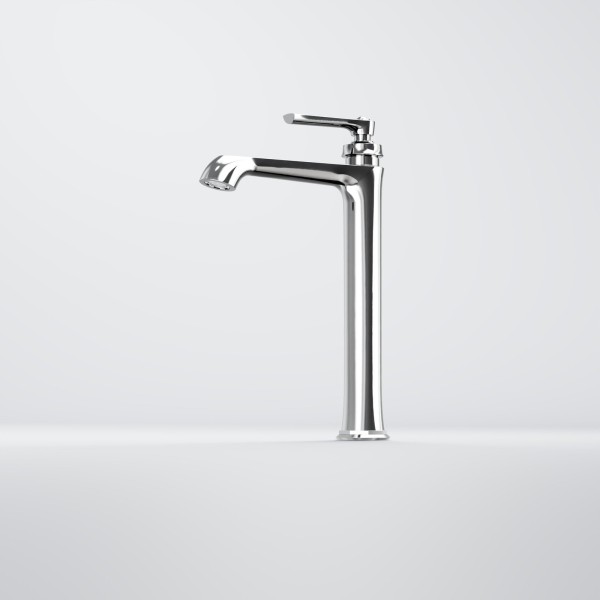 Steinberg Serie 350 Waschtischarmatur ohne Ablaufgarnitur, hohe Version, mit Flexschläuchen 3/8", ch