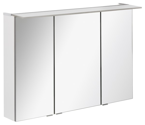 Fackelmann Spiegelschrank B.perfekt 100x69,5x23,5,Weiß,3T,Box, 84123