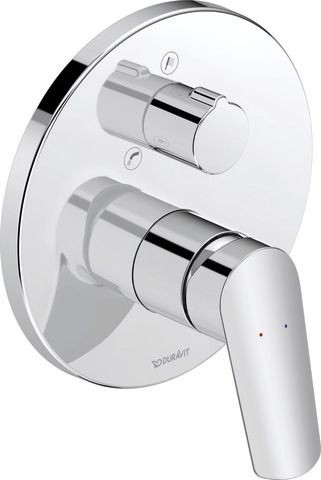 Duravit Duravit No.1 Einhebel-Wannenmischer Unterputz Chrom Hochglanz 170x86x170 mm - N15210012010