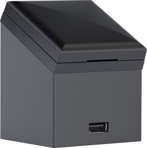 Geberit Steckdose 60x75x58mm m. USB Anschluss für Hoch- und Seitenschrank m. Tür, 50103000