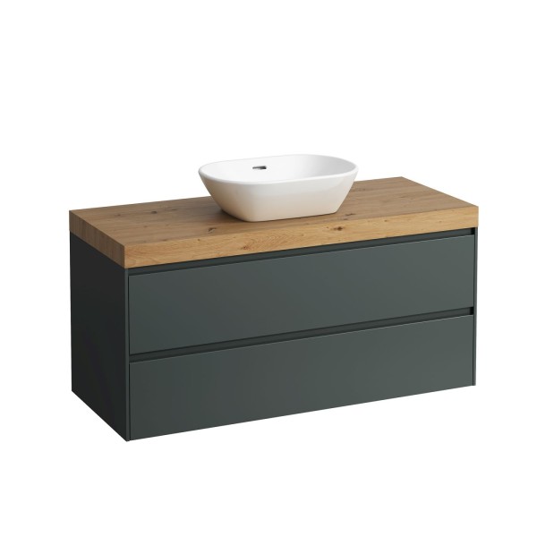 Laufen Waschtischunterschrank und Waschtisch-Platte LANI 495x1185x580