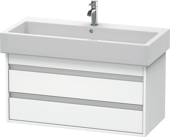 Duravit Ketho Waschtischunterbau wandhängend Weiß Matt 950x440x480 mm - KT663801818