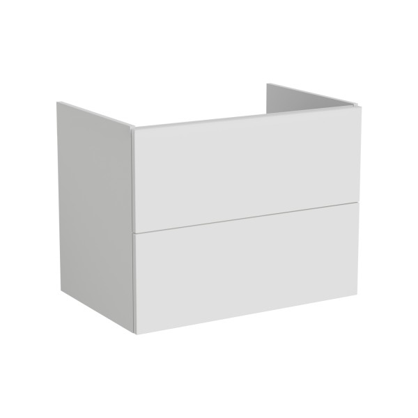 VitrA New Metropole Pure Waschtischunterschrank mit 2 Vollauszügen 78 x 52 x 60 cm Matt,67403