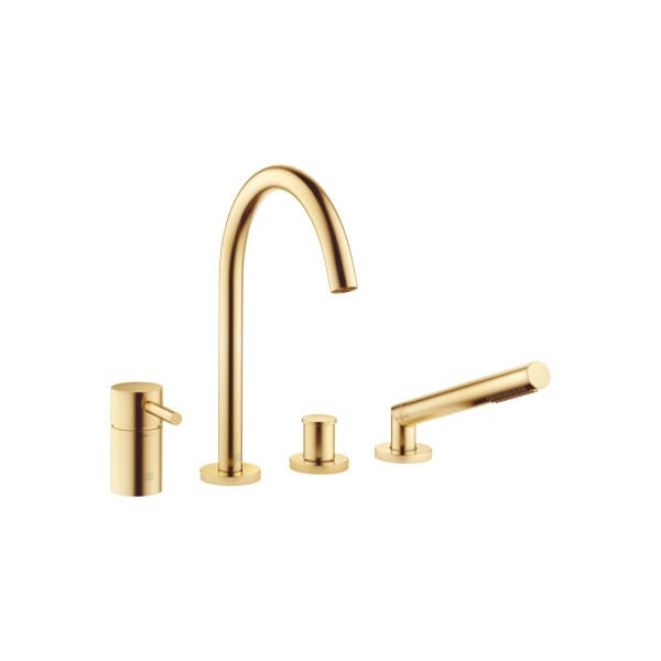 Dornbracht Wannen-Vierlochbatterie für Wannenrand- bzw. Fliesenrandmontage META 27632661 Gold,276326