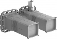 Hansa UP-Einbaukörper Hansa UP-Einbaukörper Einhand-Batterie Hansamatrix 4400 0100, verchromt, 44000100
