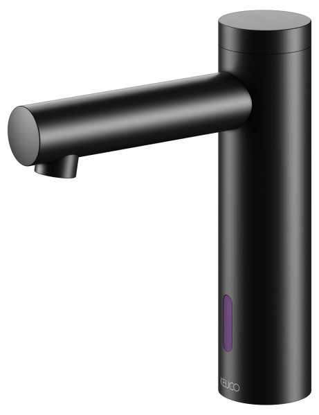 Keuco IXMO Black Selection Elektronik-Waschtischmischer, mit Temperaturregul., Stecker, schwarz matt