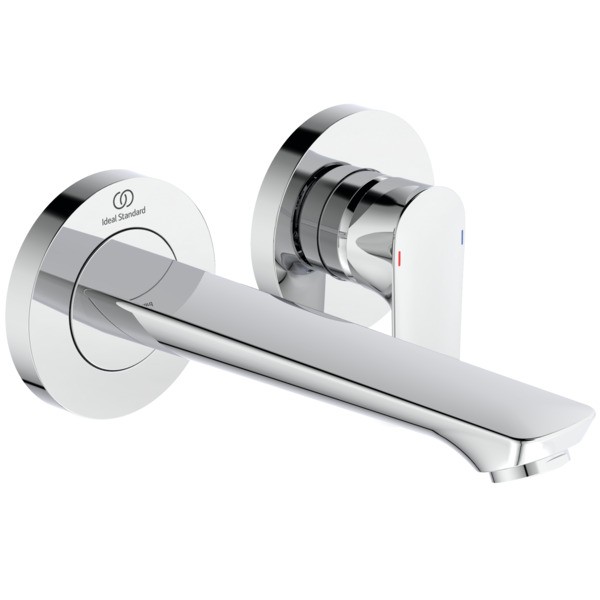 Ideal Standard Wand-WT-Armatur UP CONNECT AIR, Bausatz 2, 5 l/min., Ausld. 185mm, Chrom, A7029AA