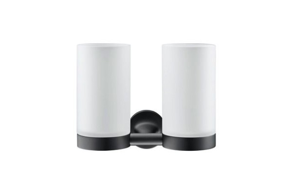 Duravit Starck T Zahnputzbecher Schwarz Matt 170x98x140 mm - 0099484600