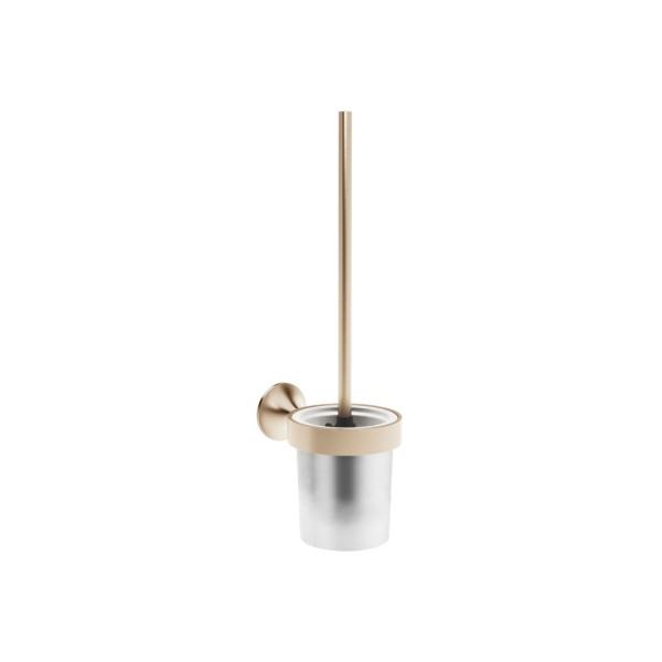 Dornbracht Toiletten-Bürstengarnitur , Wandmodell VAIA 83900809 Champagne gebürstet (22kt Gold)