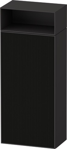 Duravit Zencha Halbhochschrank Graphit & Schwarz Linienstruktur n/a & Supermatt 400x240x961 mm - ZE1