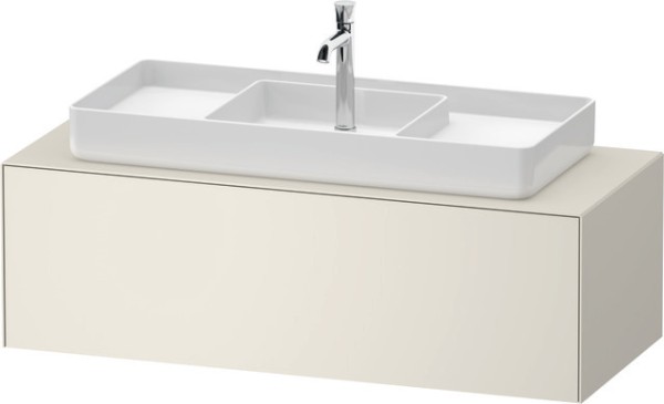 Duravit White Tulip Konsolenwaschtischunterbau wandhängend Nordic Weiß Seidenmatt 1300x550x408 mm -