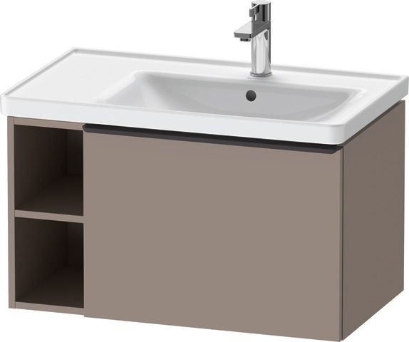 Duravit D-Neo Waschtischunterbau wandhängend Basalt Matt 784x452x440 mm - DE42570BD430000