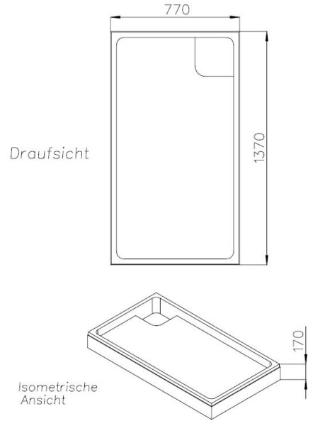 Neuesbad Wannenträger für Kaldewei Superplan XXL 1400x800x40