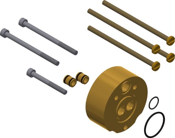 KWC Aquarotter Verlängerungsset, F5, hydr. Duscharm. m. Mischer, 25 mm, 2030044781